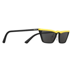 Prada - Prada Ultravox - Black Yellow Square Sunglasses - Prada Ultravox Collection - Sunglasses - Prada Eyewear - Avvenice