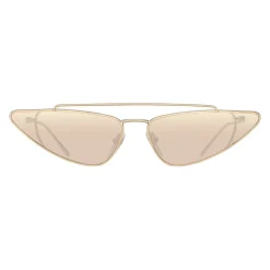 Prada - Prada Ultravox - Pale Gold Cat Eye Triangle Sunglasses - Prada Ultravox Collection - Sunglasses - Prada Eyewear - Avvenice