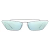 Prada - Prada Ultravox - Silver Cat Eye Sunglasses - Prada Ultravox Collection - Sunglasses - Prada Eyewear - Avvenice