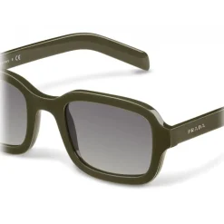 Prada - Rectangular Sunglasses - Military Green - Prada Collection - Sunglasses - Prada Eyewear - Avvenice