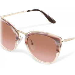Prada - Round Sunglasses - Horn Cocoa - Prada Collection - Sunglasses - Prada Eyewear - Avvenice