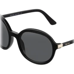 Prada - Round Sunglasses - Black - Prada Collection - Sunglasses - Prada Eyewear - Avvenice