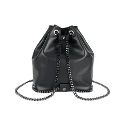 Priscilla Dinamo - Back for Good - Black - Backpack - Bag - Made in Italy - Luxury Exclusive Collection - Avvenice