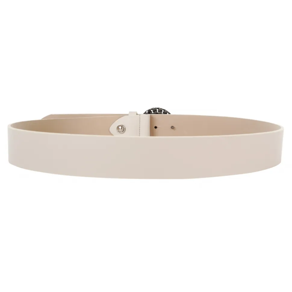 Priscilla Dinamo - Great Hug - Ivory - Belt - Made in Italy - Luxury Exclusive Collection - Avvenice