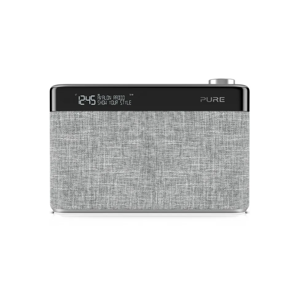 Pure - Avalon N5 - Pearl Grey - DAB+ / FM Radio with Bluetooth - High Quality Digital Radio - Avvenice