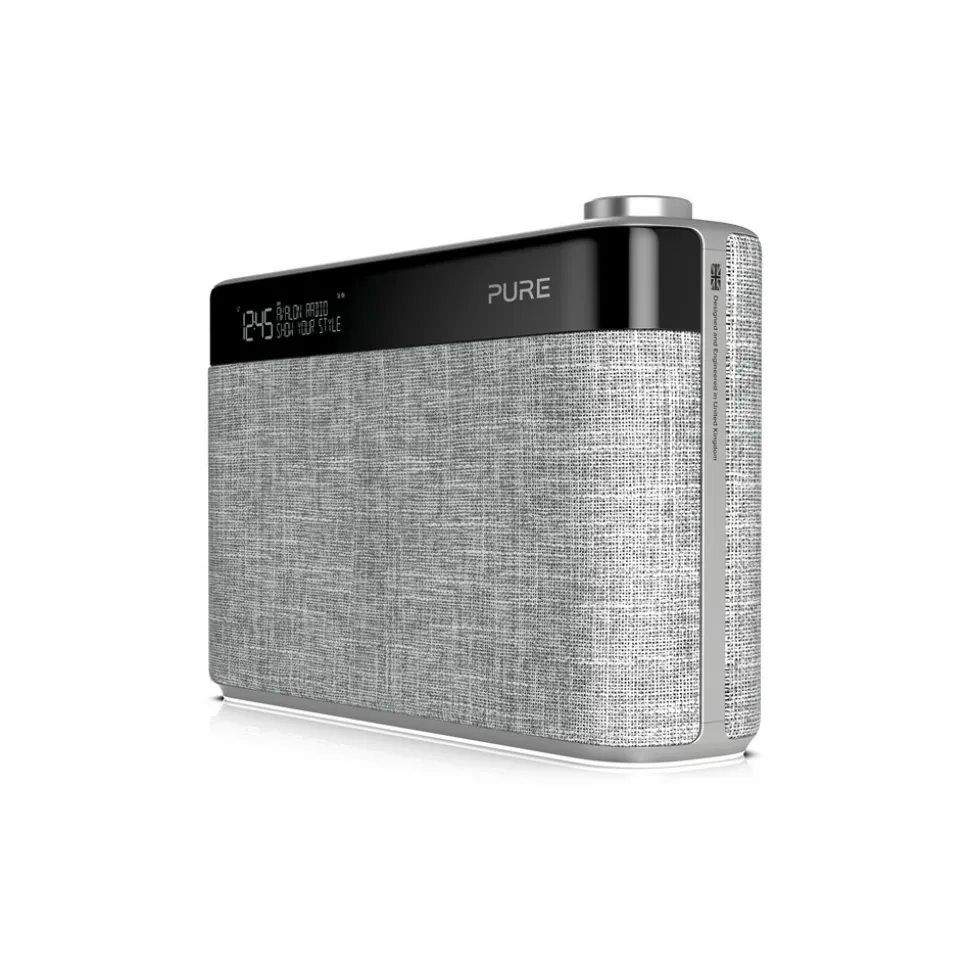 Pure - Avalon N5 - Pearl Grey - DAB+ / FM Radio with Bluetooth - High Quality Digital Radio - Avvenice