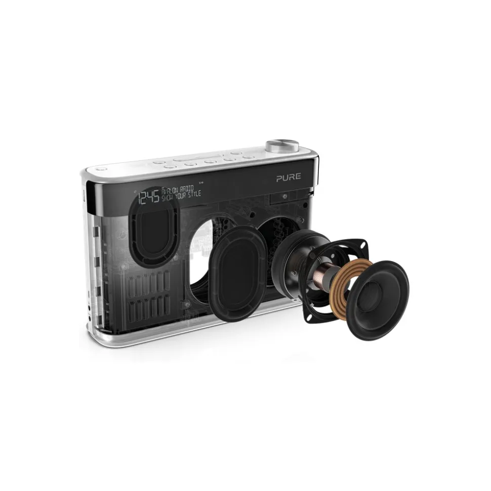 Pure - Avalon N5 - Pearl Grey - DAB+ / FM Radio with Bluetooth - High Quality Digital Radio - Avvenice