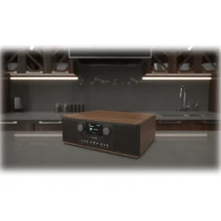 Pure - Classic C-D6 - Coffee Black Walnut - CD-Player DAB+ Radio with Bluetooth - High Quality Digital Radio - Avvenice