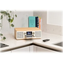 Pure - Classic C-D6 - Cotton White Oak - CD-Player DAB+ Radio with Bluetooth - High Quality Digital Radio - Avvenice