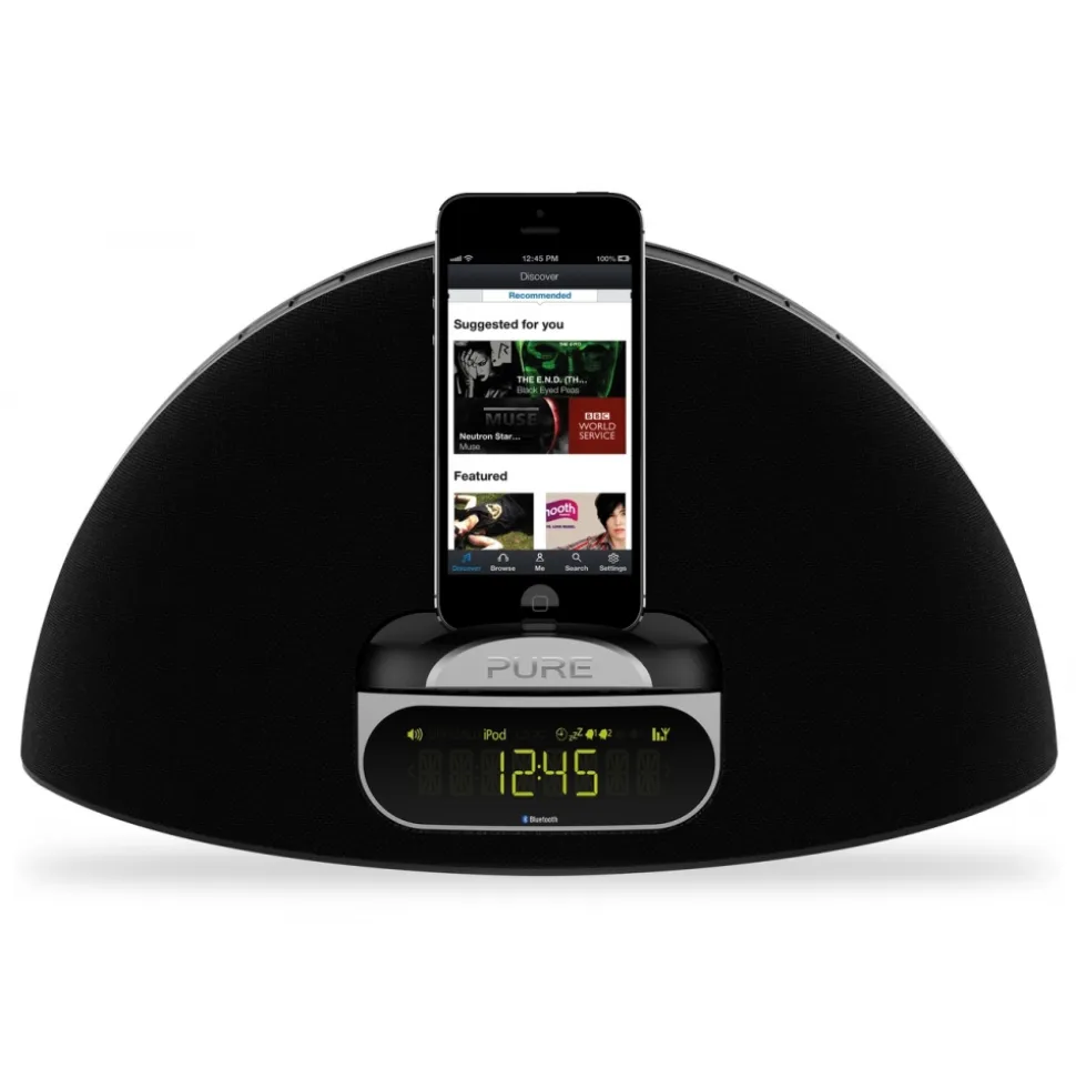Pure - Contour D1 - Black - EU/UK - High Quality Digital Radio - Avvenice