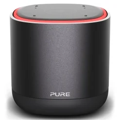 Pure - DiscovR - Graphite - Portable Smart Speaker - Alexa Built-In, Enhanced Music Discovery - High Quality Digital Radio - Avvenice