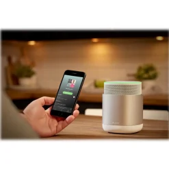 Pure - DiscovR - Silver - Portable Smart Speaker - Alexa Built-In, Enhanced Music Discovery - High Quality Digital Radio - Avvenice