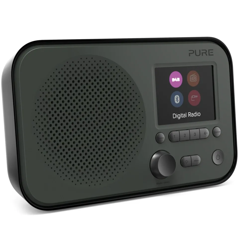 Pure - Elan BT3 - Graphite - Portable DAB/DAB+ and FM Radio with Bluetooth Connectivity - High Quality Digital Radio - Avvenice