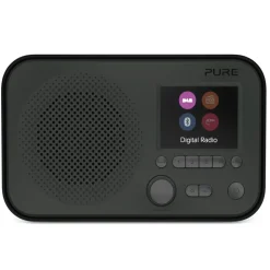 Pure - Elan BT3 - Graphite - Portable DAB/DAB+ and FM Radio with Bluetooth Connectivity - High Quality Digital Radio - Avvenice