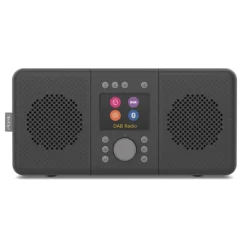 Pure - Elan Connect+ - Charcoal - Stereo Internet Radio with DAB+ and Bluetooth - High Quality Digital Radio - Avvenice