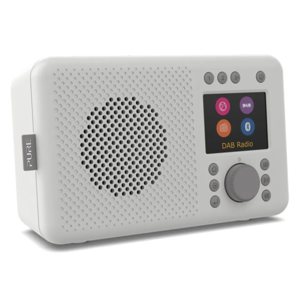 Pure - Elan Connect - Stone Grey - Internet Radio with DAB+ and Bluetooth - High Quality Digital Radio - Avvenice
