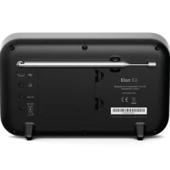 Pure - Elan E3 - Black - Portable DAB/DAB+ and FM Radio with Colour Display - High Quality Digital Radio - Avvenice