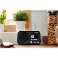 Pure - Elan IR5 - Black - Portable Internet Radio with Bluetooth - Spotify Connect - Colour Display - High Quality Digital Radio - Avvenice