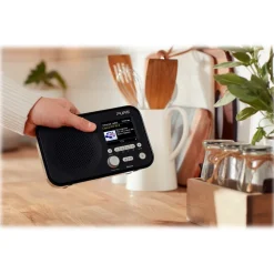 Pure - Elan IR5 - Black - Portable Internet Radio with Bluetooth - Spotify Connect - Colour Display - High Quality Digital Radio - Avvenice
