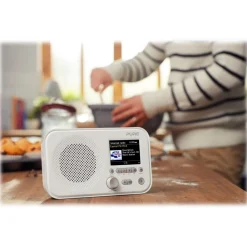 Pure - Elan IR3 - White - Portable Internet Radio with Spotify Connect - Colour Display - High Quality Digital Radio - Avvenice