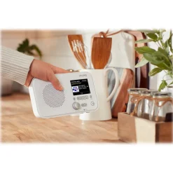 Pure - Elan IR5 - White - Portable Internet Radio with Bluetooth - Spotify Connect - Colour Display - High Quality Digital Radio - Avvenice