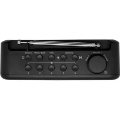 Pure - Elan One² - Charcoal - Portable DAB+ Radio with Bluetooth - High Quality Digital Radio - Avvenice