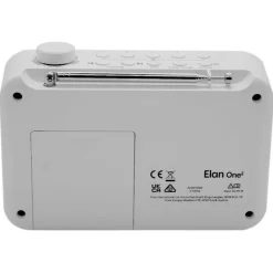 Pure - Elan One² - White - Portable DAB+ Radio with Bluetooth - High Quality Digital Radio - Avvenice