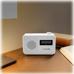 Pure - Elan One² - White - Portable DAB+ Radio with Bluetooth - High Quality Digital Radio - Avvenice