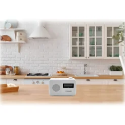 Pure - Elan One² - White - Portable DAB+ Radio with Bluetooth - High Quality Digital Radio - Avvenice