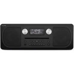 Pure - Evoke C-D6 - Siena Black - Stereo All-in-One Music System with Bluetooth - High Quality Digital Radio - Avvenice