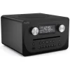 Pure - Evoke C-D4 - Siena Black - Compact All-in-One Music System with Bluetooth - High Quality Digital Radio - Avvenice