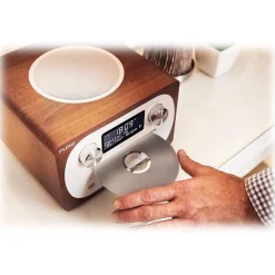 Pure - Evoke C-D4 - Walnut - Compact All-in-One Music System with Bluetooth - High Quality Digital Radio - Avvenice