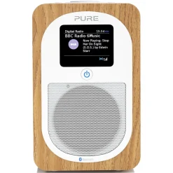 Pure - Evoke H3 - Oak - Portable DAB/DAB+ and FM Radio with Bluetooth - High Quality Digital Radio - Avvenice