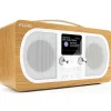 Pure - Evoke H6 - Oak - Portable DAB/DAB+ and FM Radio with Bluetooth - High Quality Digital Radio - Avvenice