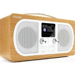 Pure - Evoke H6 - Oak - Portable DAB/DAB+ and FM Radio with Bluetooth - High Quality Digital Radio - Avvenice