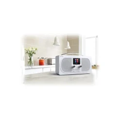 Pure - Evoke H6 - Prestige Edition - White - Portable DAB/DAB+ and FM Radio with Bluetooth - High Quality Digital Radio - Avvenice