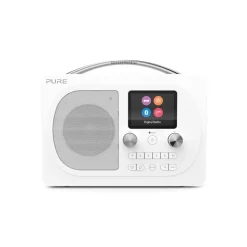 Pure - Evoke H4 - Prestige Edition - White - Portable DAB/DAB+ and FM Radio with Bluetooth - High Quality Digital Radio - Avvenice