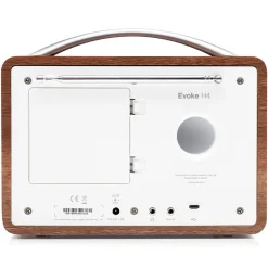 Pure - Evoke H4 - Walnut - Portable DAB/DAB+ and FM Radio with Bluetooth - High Quality Digital Radio - Avvenice