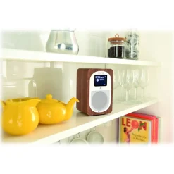 Pure - Evoke H3 - Walnut - Portable DAB/DAB+ and FM Radio with Bluetooth - High Quality Digital Radio - Avvenice