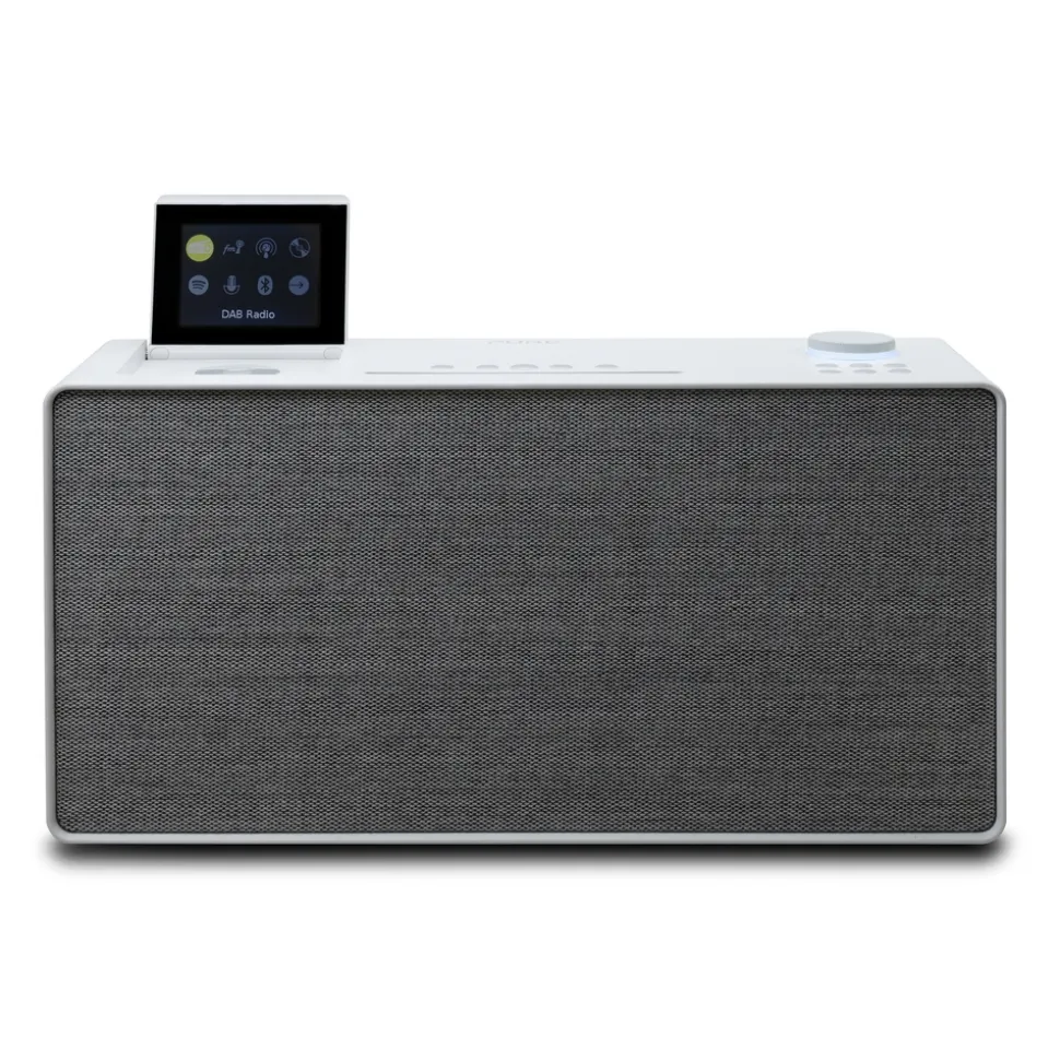 Pure - Evoke Home - Cotton White - All-in-One Music System - High Quality Digital Radio - Avvenice