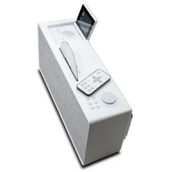 Pure - Evoke Home - Cotton White - All-in-One Music System - High Quality Digital Radio - Avvenice