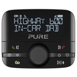Pure - Highway 600 - In-Car Audio Adapter with DAB, Bluetooth Music and Hands-Free Calling - High Quality Digital Radio - Avvenice