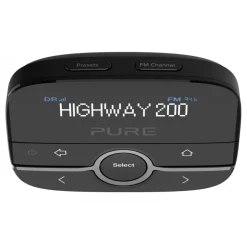 Pure - Highway 200 - In-Car DAB/DAB+ Radio Adapter with Music via Aux-In - High Quality Digital Radio - Avvenice