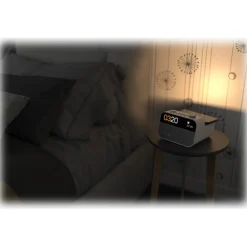 Pure - Moment Charge - The Ambient Sleep Companion with Wireless Charging - Cotton White - High Quality Digital Radio - Avvenice