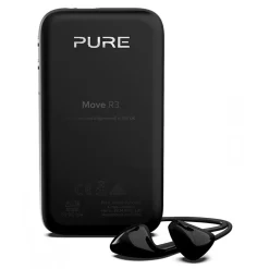 Pure - Move R3 - Black - Lightweight Rechargeable Personal Stereo DAB+ / FM Radio - High Quality Digital Radio - Avvenice