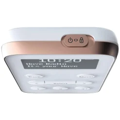 Pure - Move R3 - White - Lightweight Rechargeable Personal Stereo DAB+ / FM Radio - High Quality Digital Radio - Avvenice