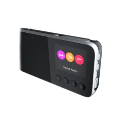 Pure - Move T4 - Black - Pocket-Sized Personal DAB+/FM Rechargeable Radio with Bluetooth - High Quality Digital Radio - Avvenice