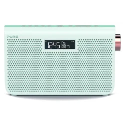 Pure - One Midi Series 3s - Jade White - Portable DAB/DAB+ and FM Radio with a Modern Style - High Quality Digital Radio - Avvenice