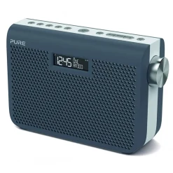 Pure - One Midi Series 3s - Slate Blue - Portable DAB/DAB+ and FM Radio with a Modern Style - High Quality Digital Radio - Avvenice
