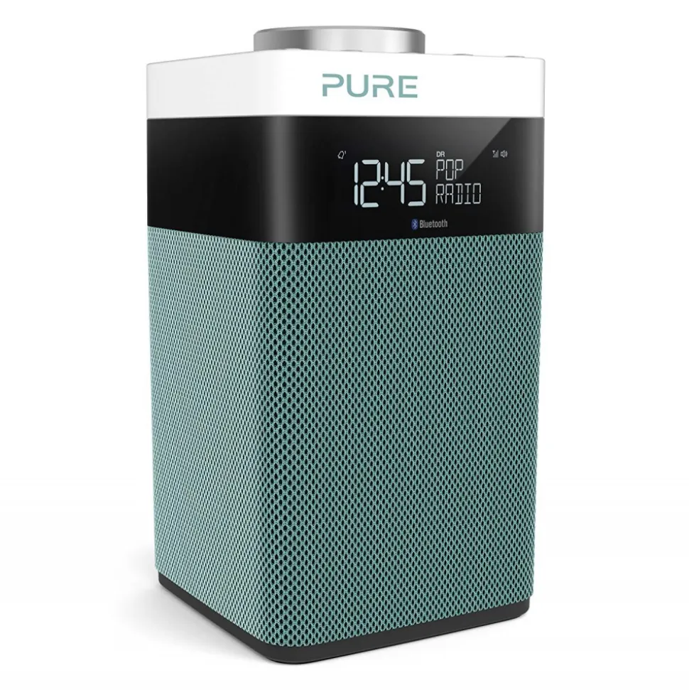 Pure - Pop Midi S - Mint - Compact and Portable DAB/DAB+/FM Radio with Bluetooth - High Quality Digital Radio - Avvenice